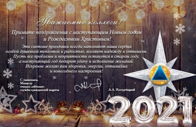 Поздравления сотрудников МЧС Абхазии с Новым годом от МЧС зарубежных стран