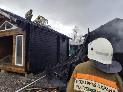 Пожар в Гулрыпшском районе
