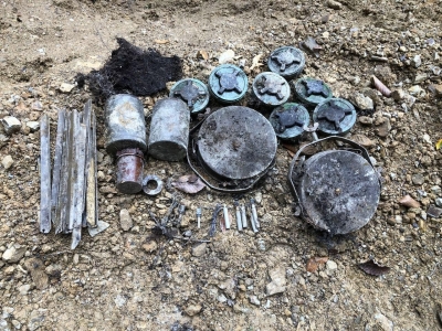 В районе СухумГЭС были обнаружены противопехотные мины