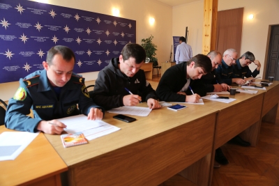 В МЧС Абхазии прошли  тренинги по повышению квалификации сотрудников спасательного ведомства