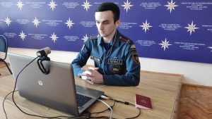 Курсанты вузов МЧС России защитили дипломные работы на отлично. Защита проходила в МЧС Абхазии с применением дистанционных электронных технологий