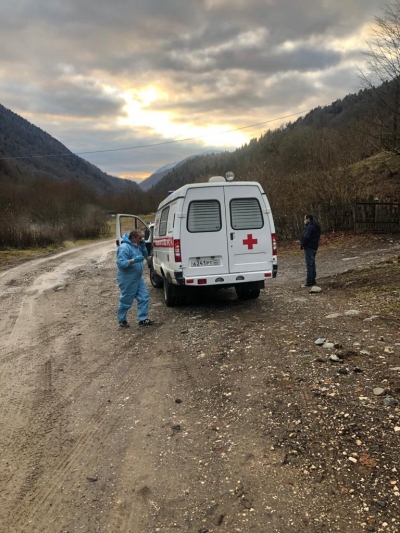 Жителю села Ажара потребовалась медицинская помощь