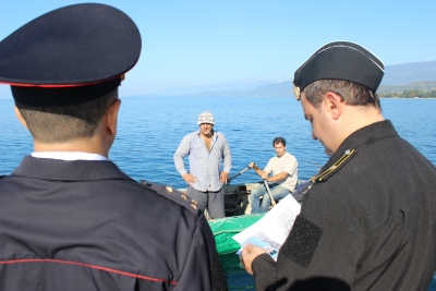 Сотрудники ГИМС МЧС Абхазии совместно с транспортной милицией провели очередной рейд в акватории г. Сухум.