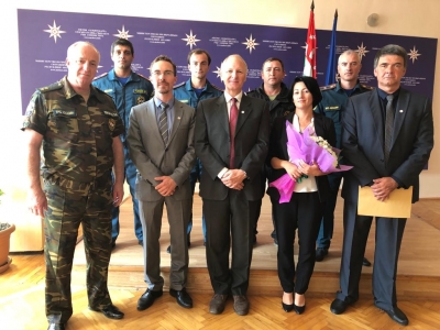 Четверо сотрудников МЧС Абхазии получили сертификаты международного образца