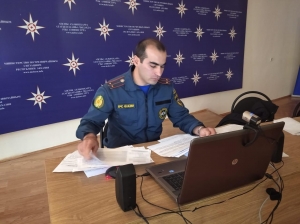 В Министерстве по чрезвычайным ситуациям Республики Абхазия дистанционно защитили дипломы четверо абхазских магистров Академии Государственной противопожарной службы МЧС России