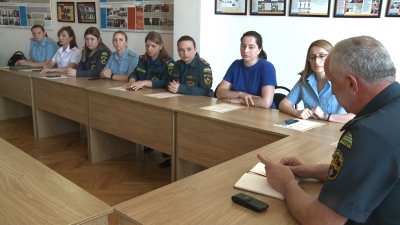 12 октября министр по ЧС Абхазии Лев Квициния провел рабочее совещание с сотрудниками медицинского управления ведомства