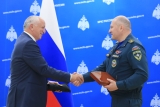 В преддверии открытия ежегодной международной выставки - салона ''Комплексная безопасность - 2024'' в Москве состоялась встреча глав спасательных ведомств России и Абхазии Александра Куренкова и Льва Квициния