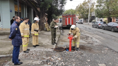 10  новых пожарных гидрантов установлены в столице Абхазии