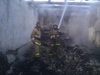 Пожар дома в с. Отхара Гудаутского района