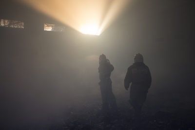 В г. Сухум, по улице Акиртава, на территории санатория ПВО, произошел пожар в здании кинотеатра