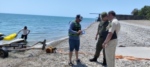 Сотрудники ГИМС МЧС Абхазии и Погрануправления ФСБ России в РА провели совместный рейд в акватории Сухумского, Гудаутского, Гулрыпшского и Очамчырского районов