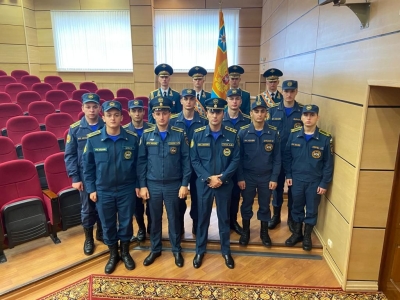 Восемь курсантов из Абхазии, обучающихся в Академии государственной противопожарной службы МЧС России, приняли присягу на верность Родине