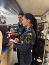 Госпожнадзора МЧС совершил внеплановую проверку на территории авторыночного комплекса