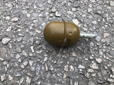 5 апреля в г. Гудаута на ул. Маргания была обнаружена ручная граната РГД-5