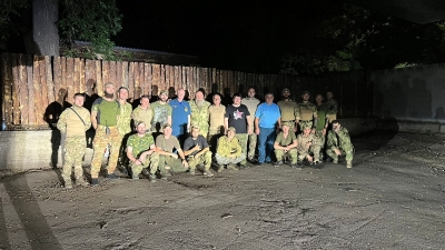 Сотрудники МЧС Абхазии во главе с министром, Львом Квициния, прибыли в Донецк