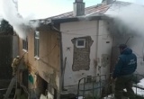 Пожар в Сухуме. Загорелся частный бельэтажный дом по улице Папаскир